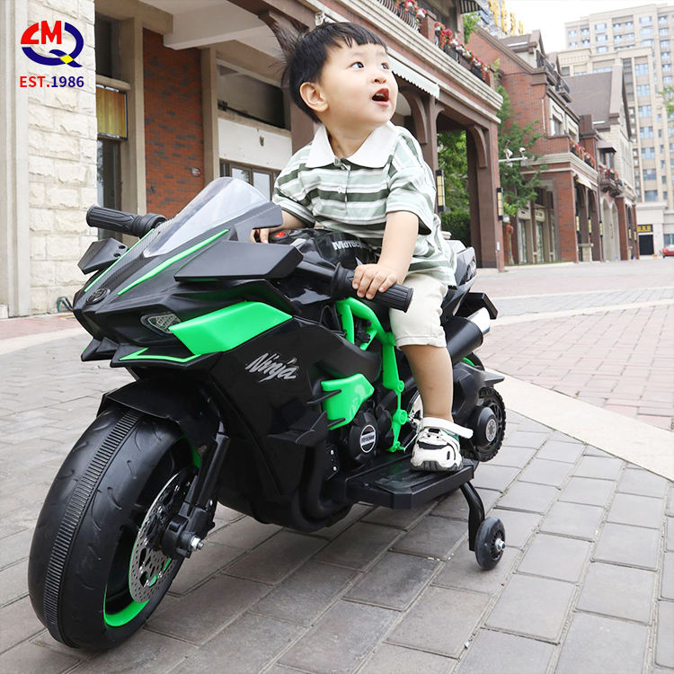 Kids Electric Motorcycle 12v Children Rechargeable Mini Motorbike Kids New Model 3 Wheel Battery Motor With Training Wheels