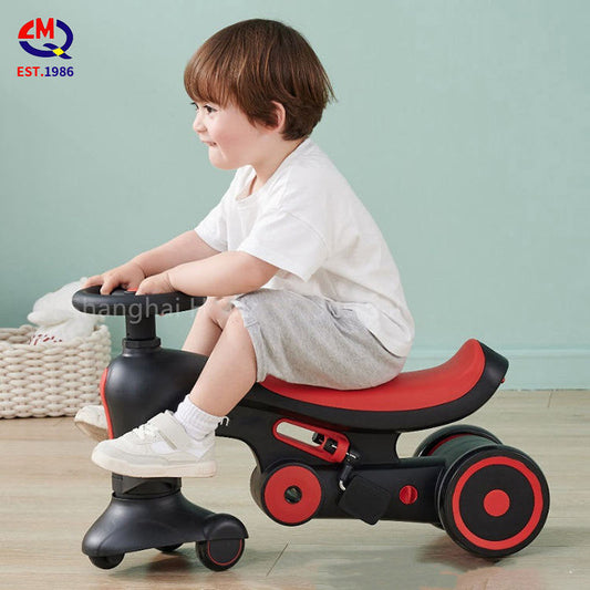 Outdoor Children Baby Kids Swing Ride on Car Toy Scooter Bicycle Stroller 4 in 1 Kid Wiggle Car Twist Car for Kids Baby