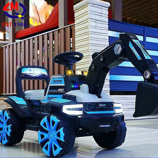 Plastic 2 in 1 Kids Excavator Toys/mini Kids Children Ride on Car Excavator Trucks/baby Gift Sliding Car Excavator