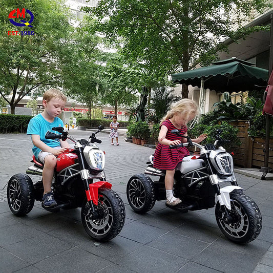 2-7 Years Dual Drive Ride Toys Rechargeable Battery Operated Baby Motorcycle For Kids Ride On Car Motorcycle Bike