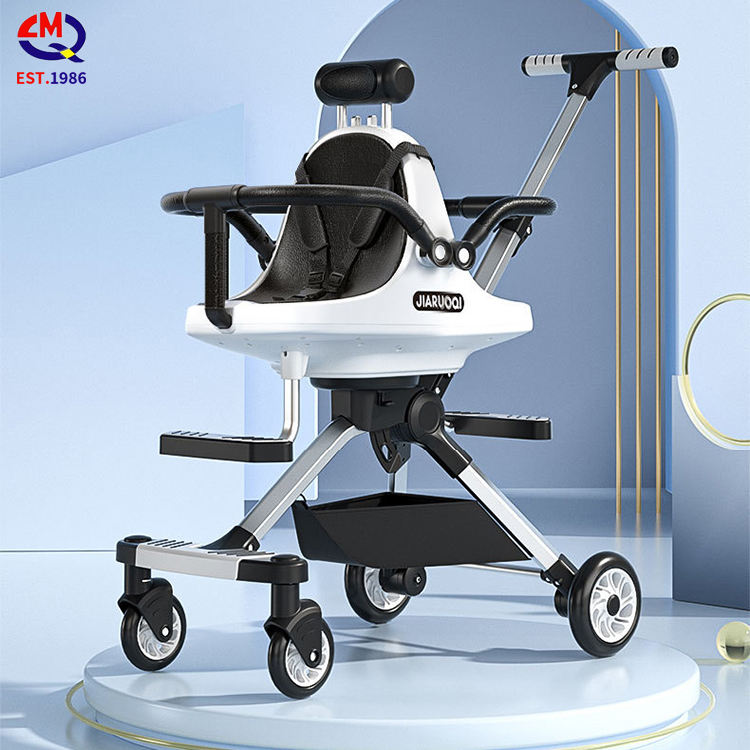 Wholesale Wagon 4 Wheels Baby Folding Stroller Wagon Cart Outdoor Wagon 2 Seat Baby Twins Stroller