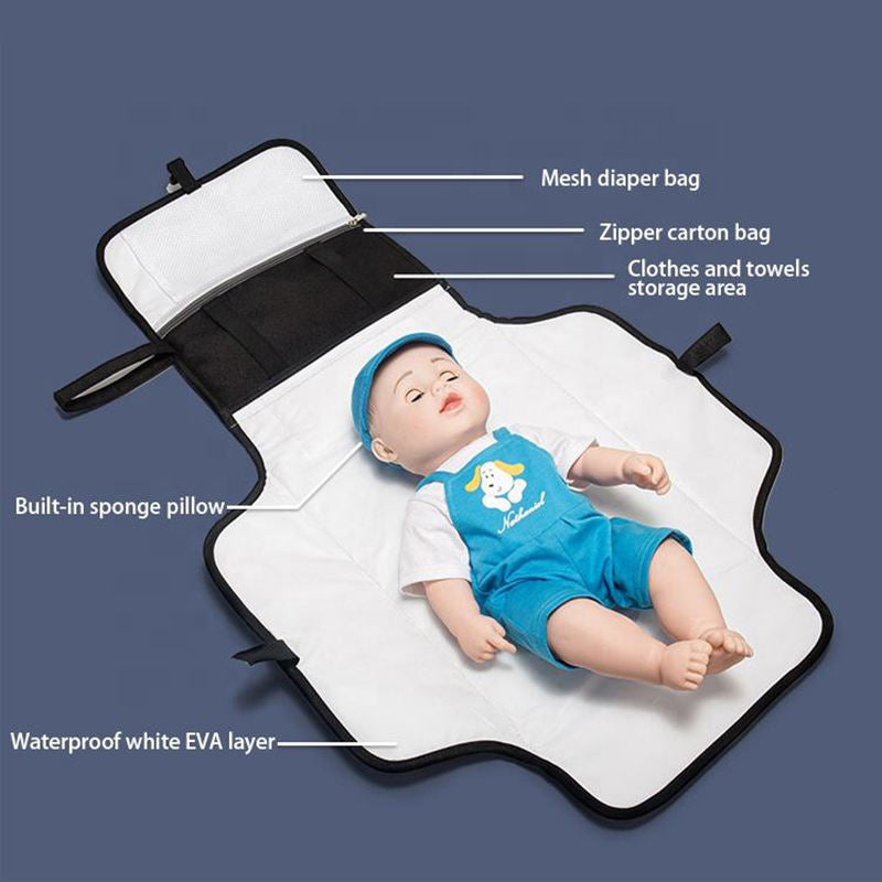 Portable Baby Waterproof and Urine Proof Available from Manufacturer Foldable Baby Diaper Pad