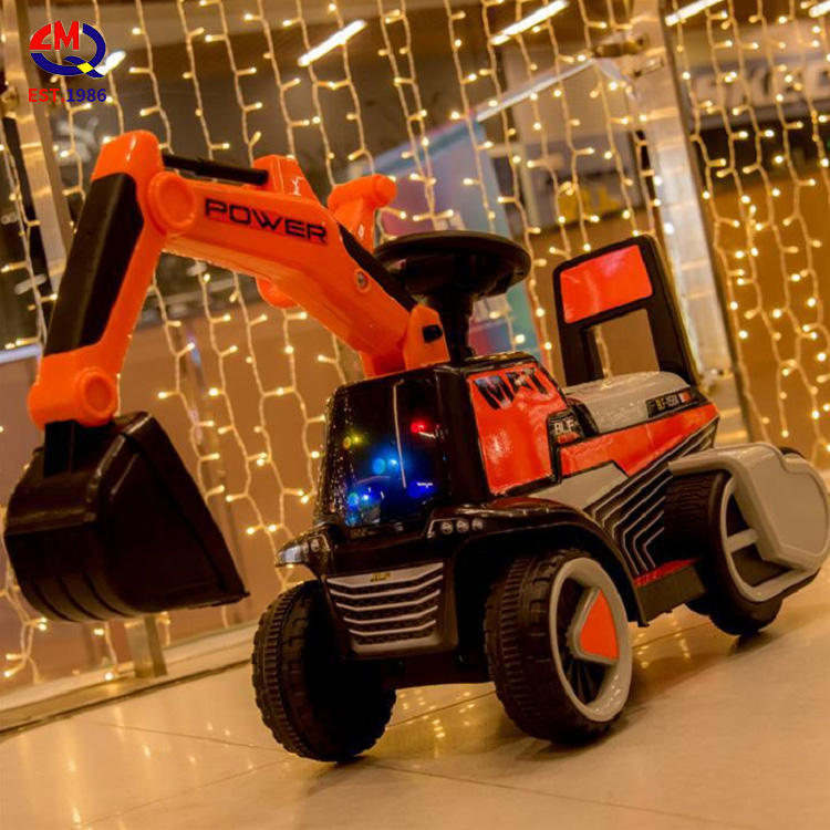 6v Latest Rechargeable Kids Battery Ride Cars Children Toys Electric Tractor Kids Excavator