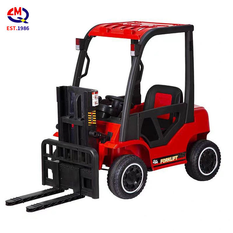 Children's Electric Forklift with Two Real Doors and Large LED Lights Children's Electric Car