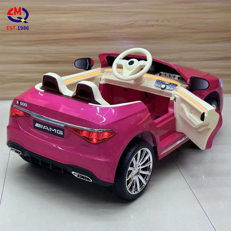 High-Level New Large Baby Toy Battery Car Paint Pink Kids Electric Car