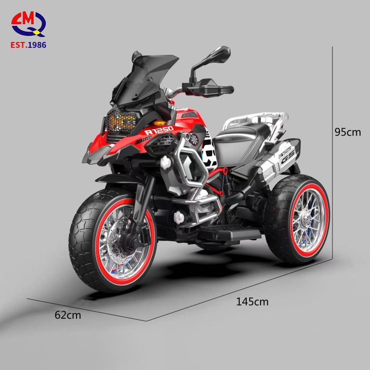 New Design Cool Style Kids Electric Motorcycle 3 Wheels Children Motorbike for Various Road Conditions
