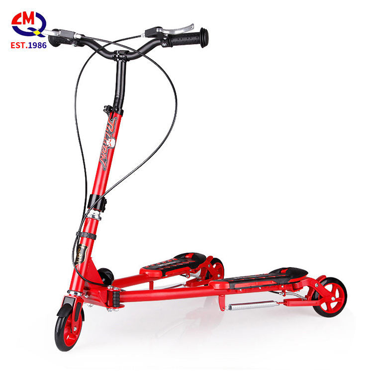 21st Three Wheel Scissor Cart Racing off Road Kick Flashing Pedal Bicycle Kids Scooters for Sale