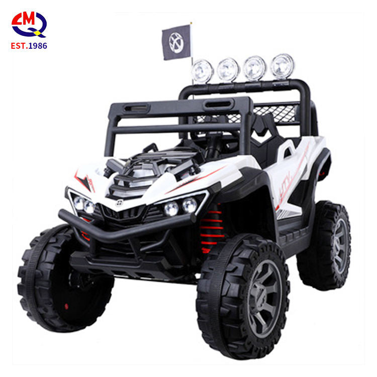 Kids Battery Operated 12 V Electric 2 Seater Remote Control Ride On Car Toys For Boys Baby High Quality Rubber Wheels Cars