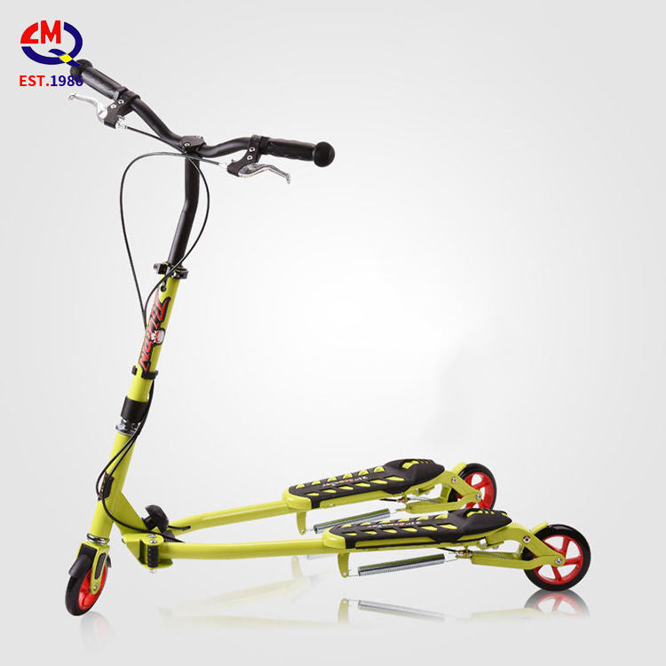 21st Three Wheel Scissor Cart Racing off Road Kick Flashing Pedal Bicycle Kids Scooters for Sale