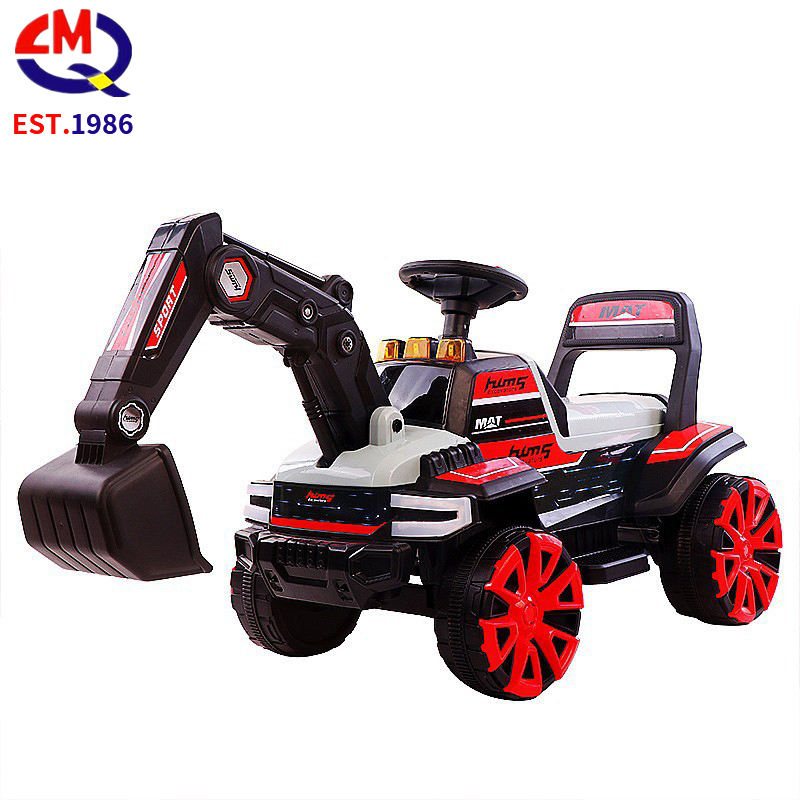 Plastic 2 in 1 Kids Excavator Toys/mini Kids Children Ride on Car Excavator Trucks/baby Gift Sliding Car Excavator