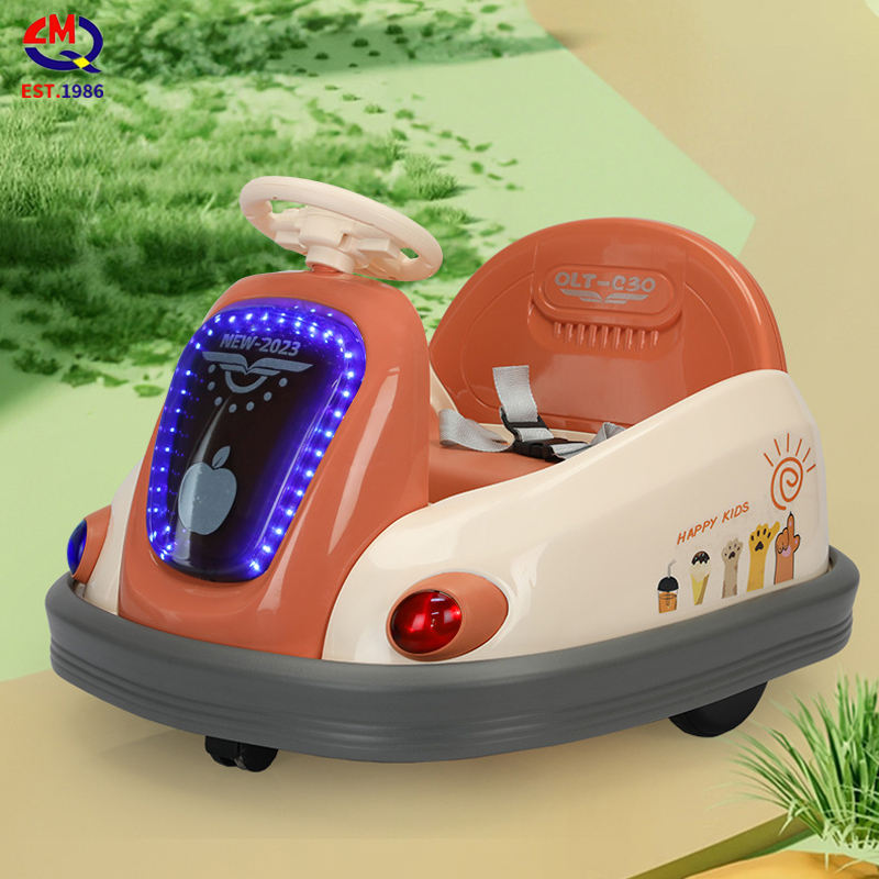 Kidzone 6v Battery Baby Kids Rides Electric Powerwheels Wild Thing 360 Spinning Ride On Bumper Cars