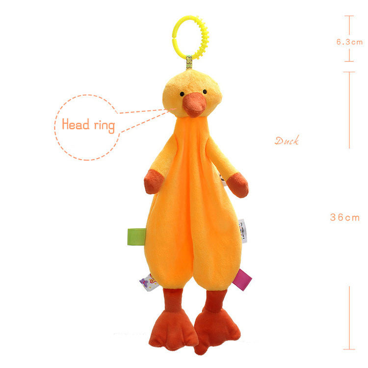 Animal Bed Hanging Catches Collar Toy Baby Product Rattles Sticks Soft Plush Doll Hand Grip children's Teether Rod Rattle